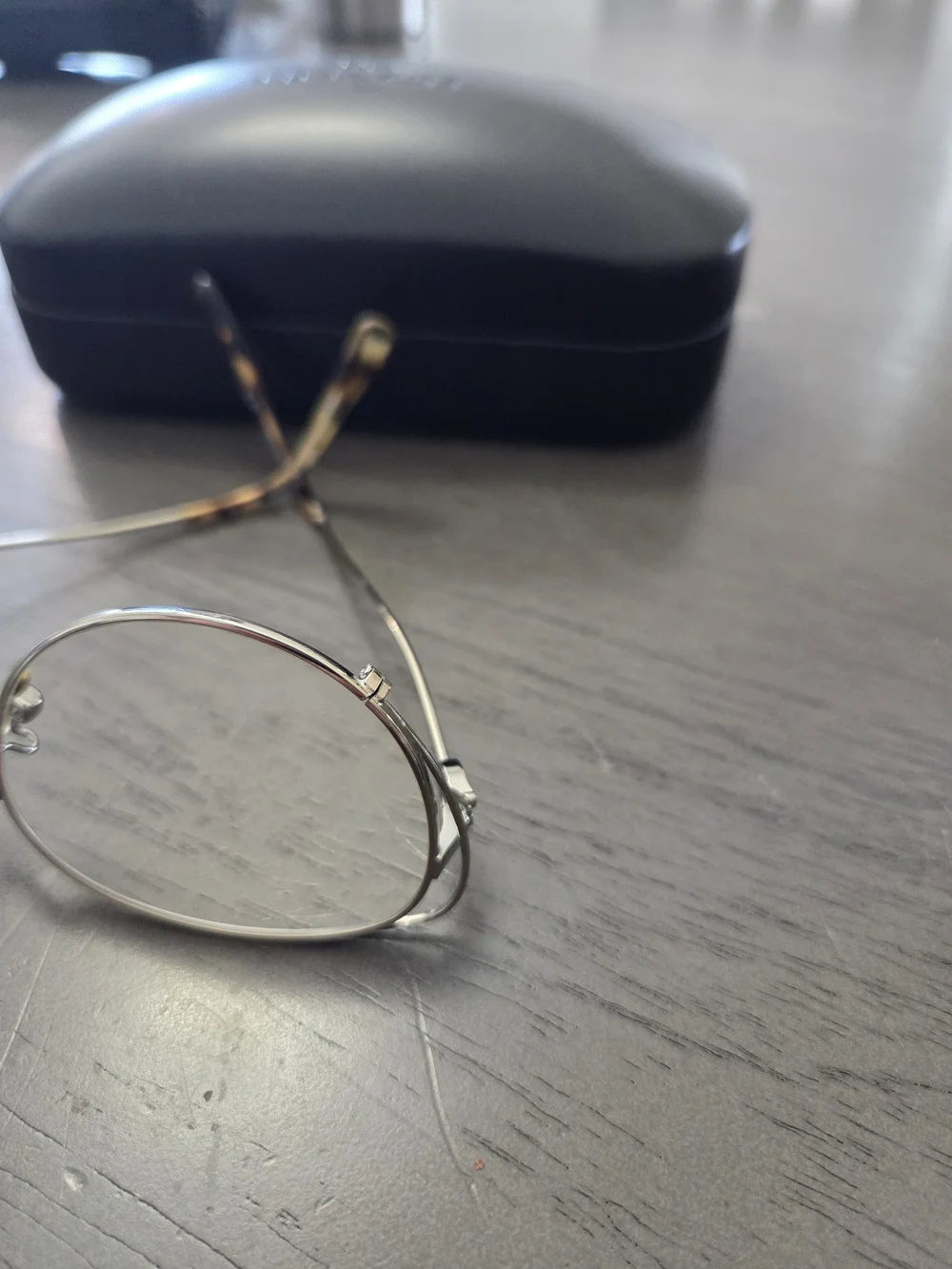 Coach Vintage Looking Silver Eyeglass Frames